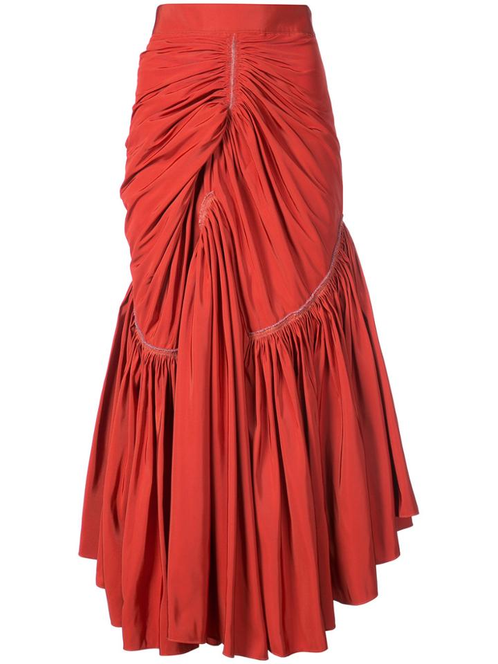 Maticevski Devoured Gathered Skirt