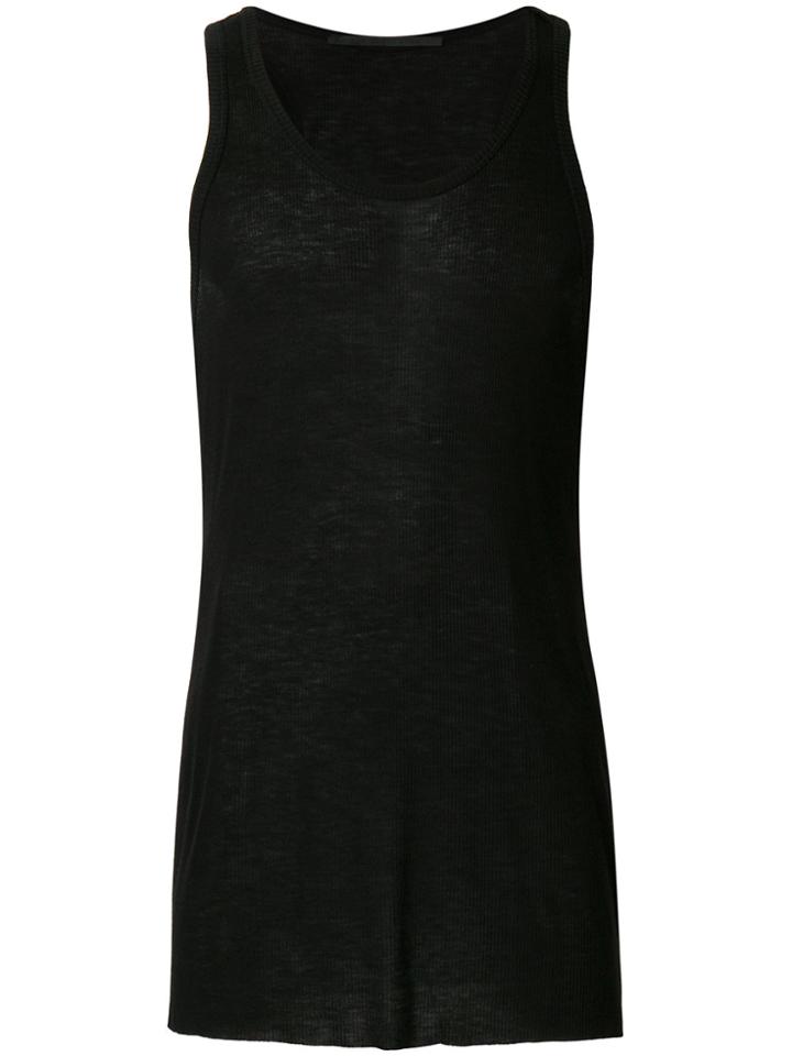 Haider Ackermann Classic Ribbed Tank - Black