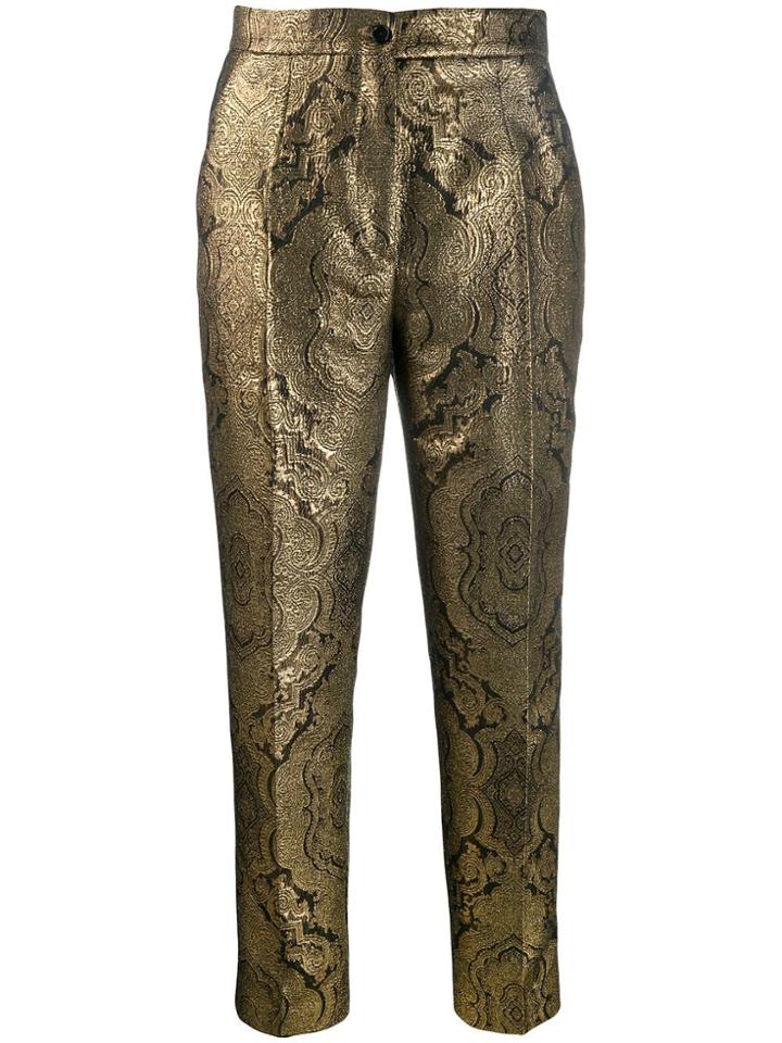 Etro Baroque Trousers - Gold