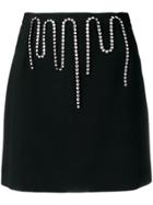 Christopher Kane Squiggle Cupchain Mini Skirt - Black