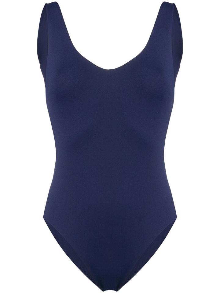 Fisico Open Back Swimsuit - Blue