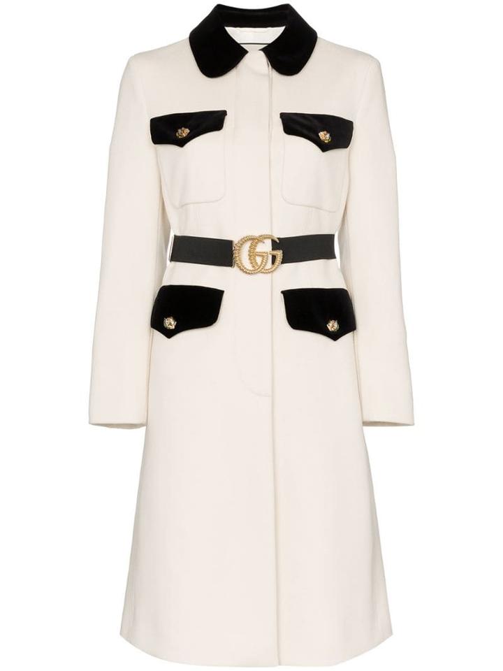 Gucci Gg Belted Waist - Neutrals