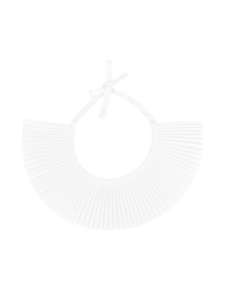 Dsquared2 Pleated Collar Necklace - White