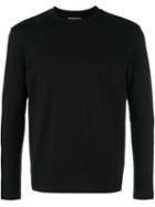 Balenciaga Crew Neck Sweatshirt, Men's, Size: Large, Black, Cotton
