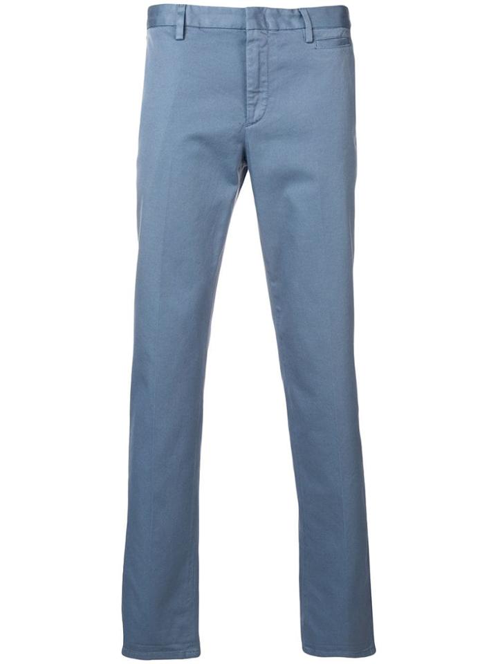 Prada Classic Straight-leg Chinos - Grey