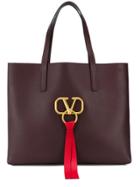 Valentino Valentino Garavani Large N/s Vring Shopper Tote - Red