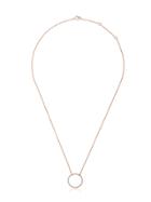 Rosa De La Cruz Rose Gold And Diamond Eternity Circle Necklace -