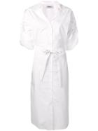 Chalayan Poplin Shirt Dress - White