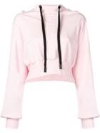 No Ka' Oi Contrast Drawstring Hoodie - Pink & Purple