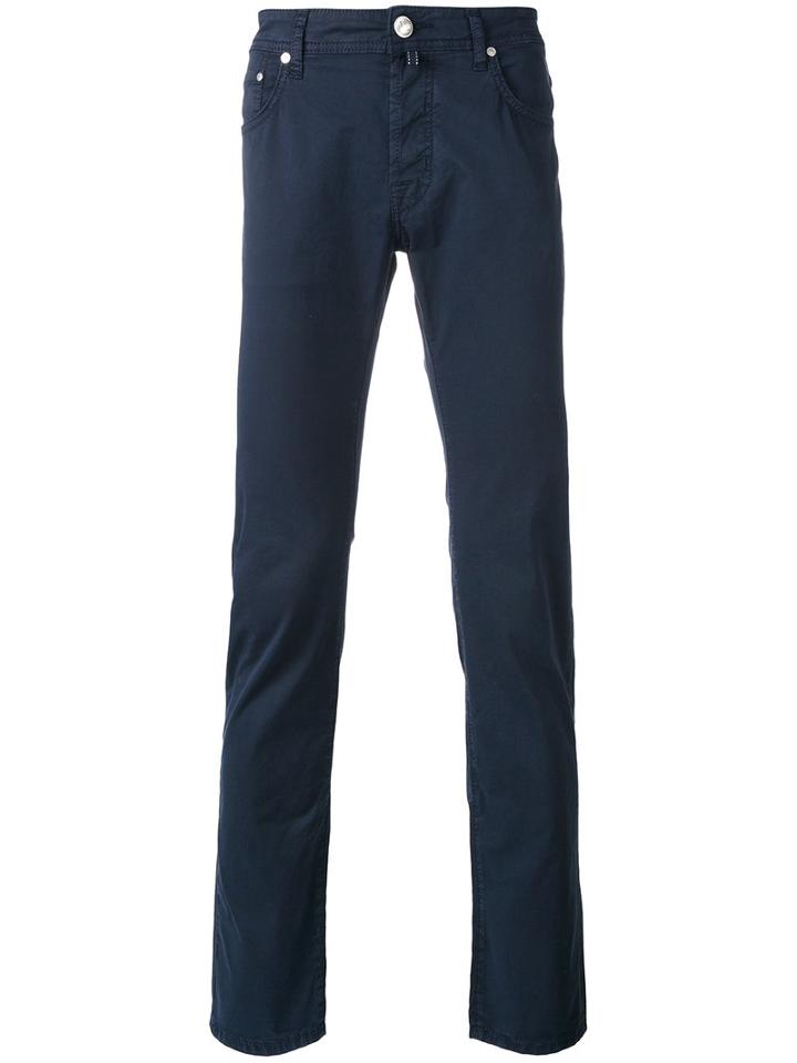 Jacob Cohen - Straight Cut Jeans - Men - Cotton/spandex/elastane - 38, Blue, Cotton/spandex/elastane