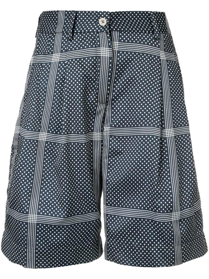 Jejia Polka Dot Shorts - Blue