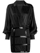 Christian Pellizzari Jacquard Print Dress - Black