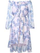 Diane Von Furstenberg 'camila' Chiffon Off-the-shoulder Dress