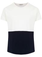 Egrey Color Block T-shirt - White