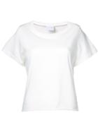 Cityshop Round Neck T-shirt, Women's, White, Cotton
