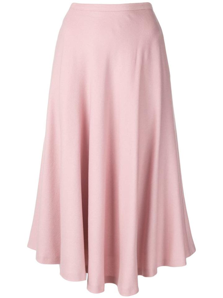 Max Mara Loose Fool Skirt - Pink & Purple