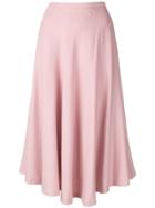 Max Mara Loose Fool Skirt - Pink & Purple