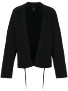 Damir Doma Raw Edge Cardigan - Black