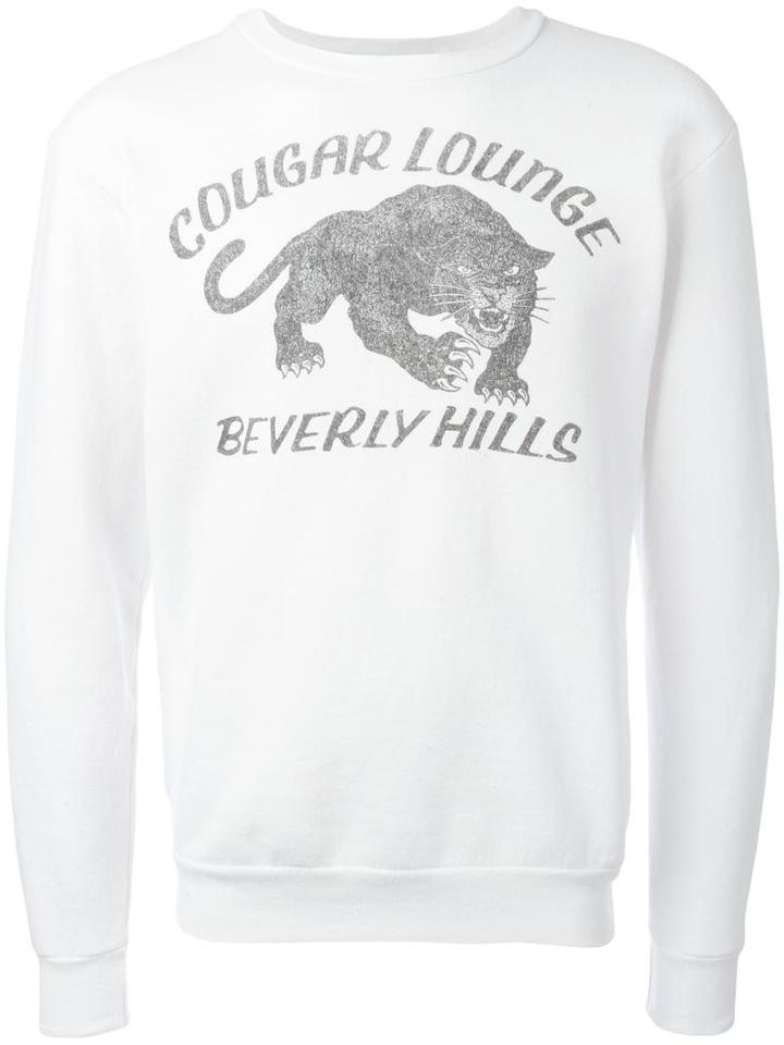 Local Authority Cougar Lounge Sweatshirt, Adult Unisex, Size: Xl, White, Cotton/polyester