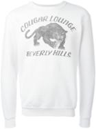 Local Authority Cougar Lounge Sweatshirt, Adult Unisex, Size: Xl, White, Cotton/polyester