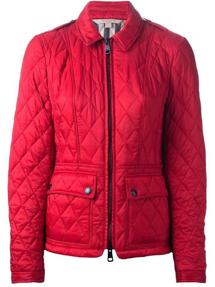 Burberry Brit Padded Jacket, Women's, Size: Xs, Red, Polyamide/polyester