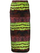 Barbara Bologna Tie-dye Midi Skirt - Brown