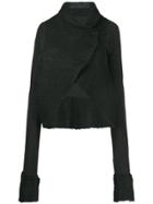 Marc Le Bihan Panelled Felt Jacket - Black