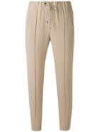 Brunello Cucinelli Cropped Trousers, Women's, Size: 38, Nude/neutrals, Spandex/elastane/virgin Wool/acetate/cupro