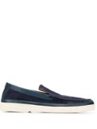 Ermenegildo Zegna Flat Oasi Loafers - Blue