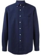 Mp Massimo Piombo Button Down Collar Oxford Shirt, Men's, Size: 42, Blue, Cotton