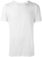 Rick Owens Round Neck T-shirt, Men's, Size: Medium, White, Cotton
