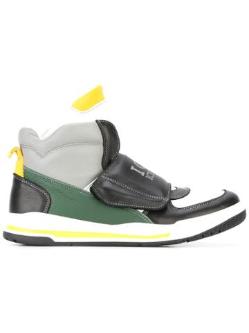 Iceberg Kids Panelled Hi-top Sneakers - Multicolour