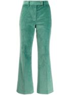 Acne Studios Corduroy Cropped Trousers - Green