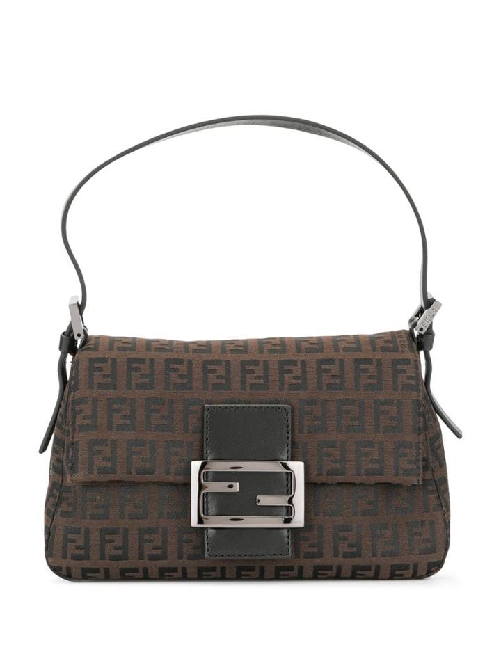 Fendi Pre-owned Baguette Zucchino Handbag - Brown