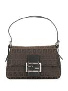Fendi Pre-owned Baguette Zucchino Handbag - Brown