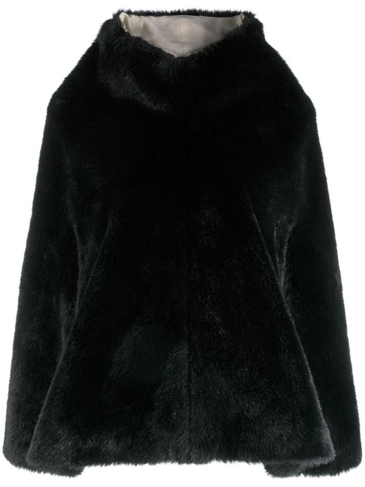 Junya Watanabe Comme Des Garçons Vintage Faux-fur Overhead Cape -