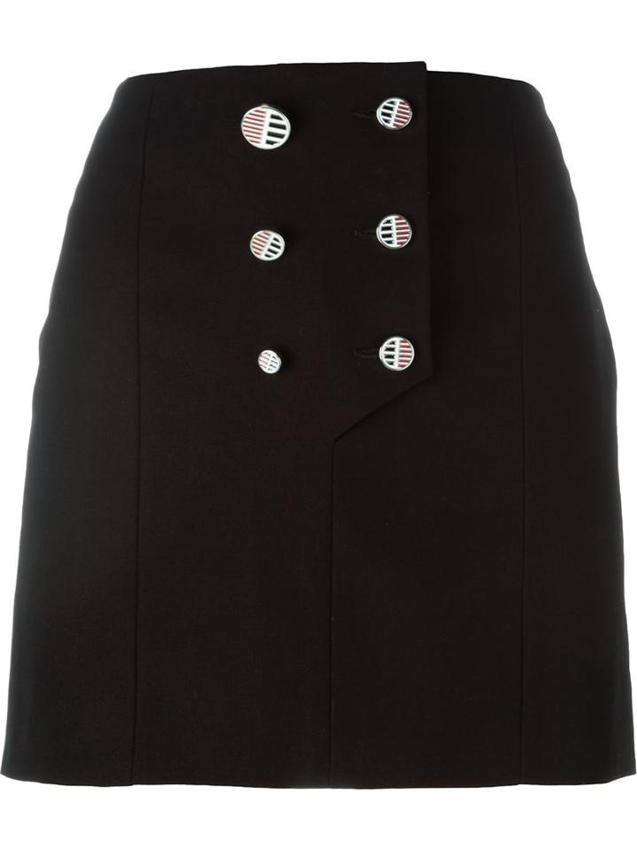 Anthony Vaccarello Buttoned Mini Skirt