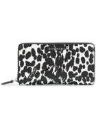 Givenchy Spot Print Zip Purse - White