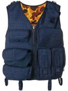 Junya Watanabe Man Utilitarian Waistcoat - Blue