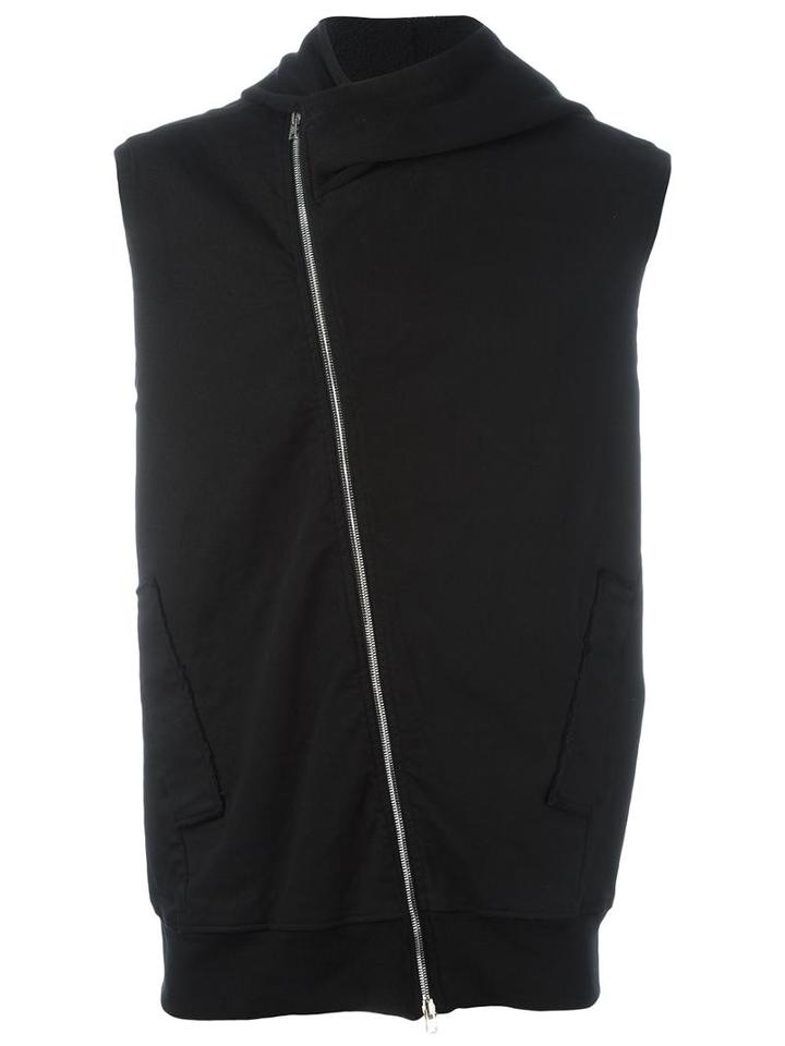 Lost & Found Rooms Sleeveless Hoodie, Men's, Size: Medium, Black, Cotton/spandex/elastane