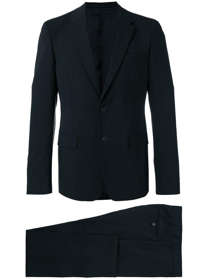 Prada Notched Lapel Suit - Black