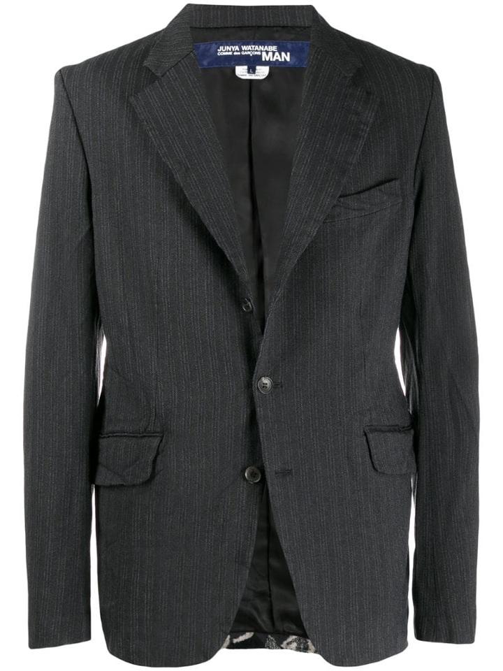 Junya Watanabe Man Fabric Mix Blazer - Grey