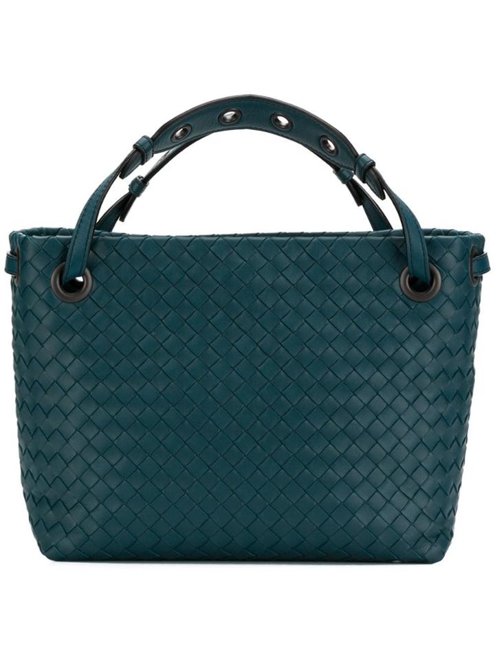Bottega Veneta Intrecciato Small Garda Bag - Blue
