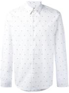 Ps By Paul Smith Micro Heart Shirt, Men's, Size: Small, White, Cotton