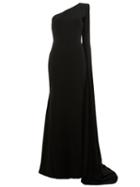 Alex Perry 'aurore' Dress, Women's, Size: 10, Black, Polyester/triacetate