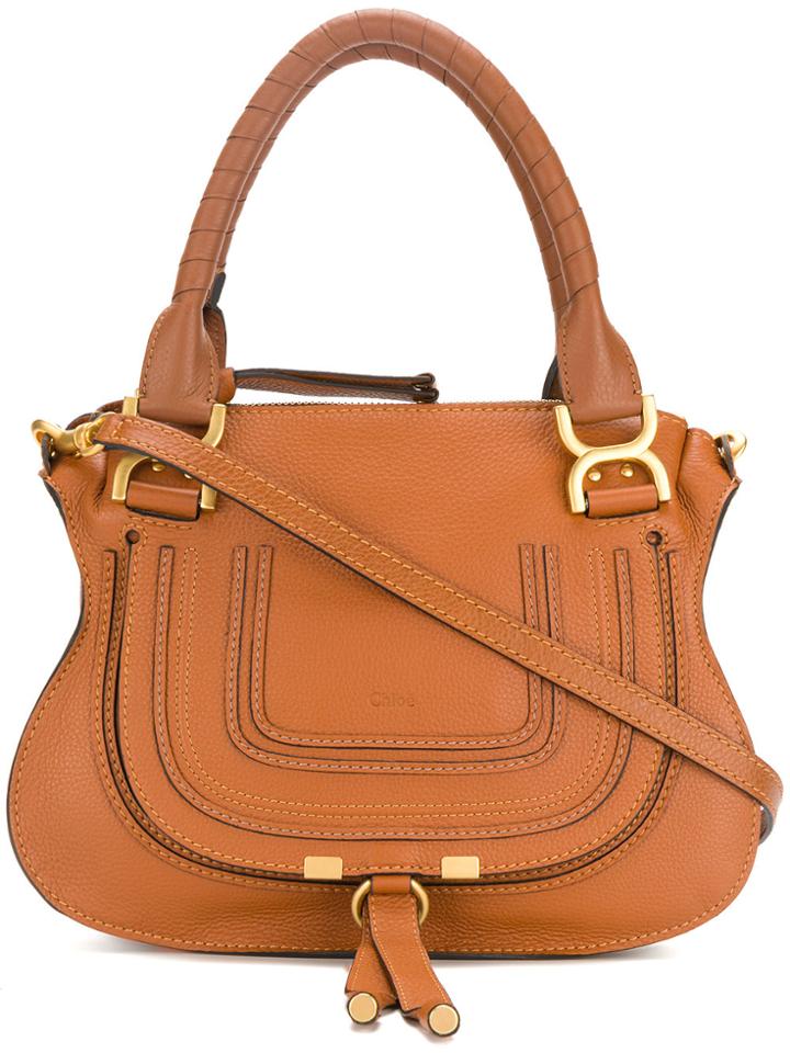 Chloé Marcie Tote Bag - Brown