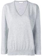 Fabiana Filippi Metallic Trim Jumper - Grey