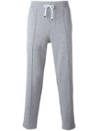 Brunello Cucinelli Drawstring Track Pants, Men's, Size: Large, Grey, Cotton/polyamide