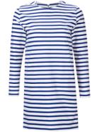 Astraet Long Striped T-shirt, Women's, Blue, Cotton