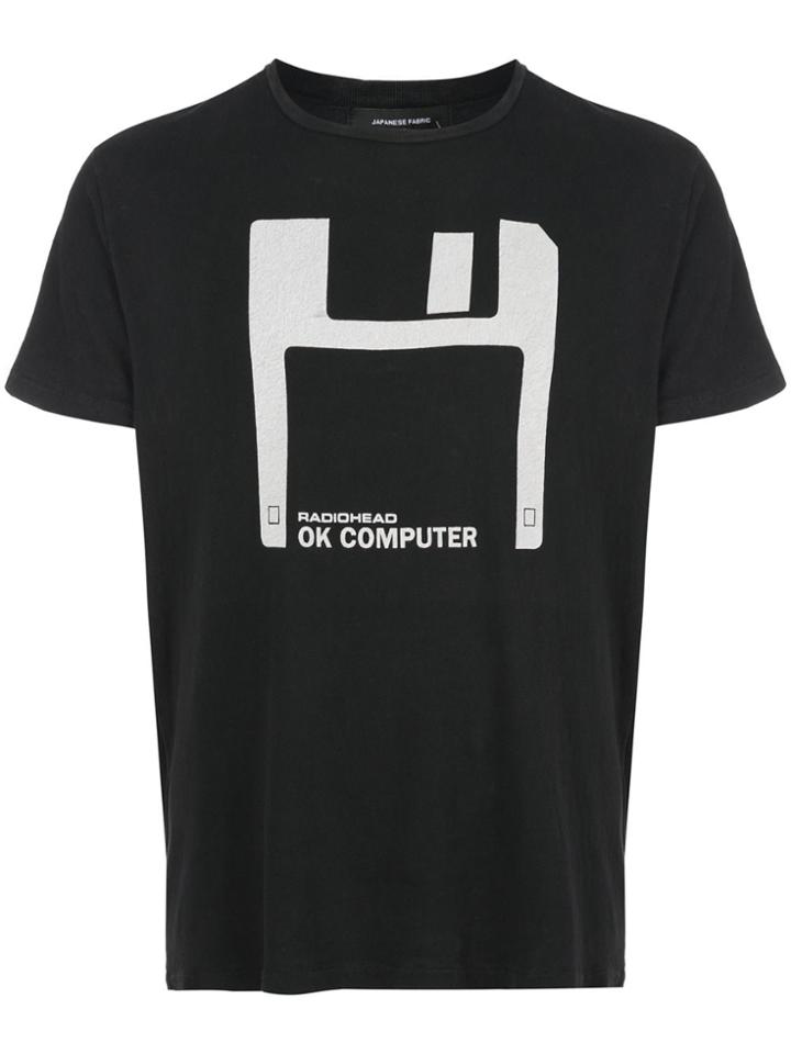 R13 Ok Computer T-shirt - Black